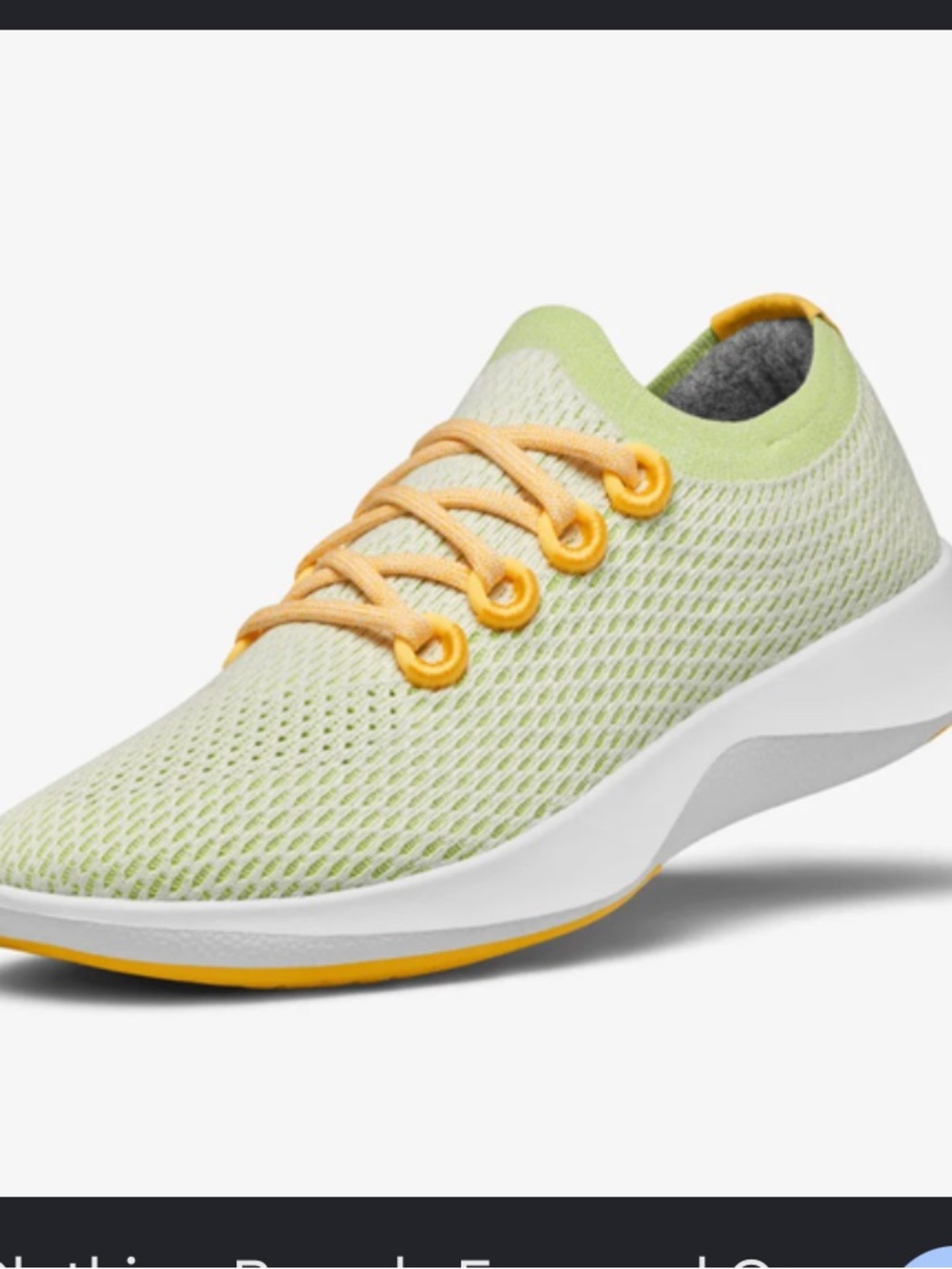All Birds Tree Dasher TD Green/Yellow Running Shoes